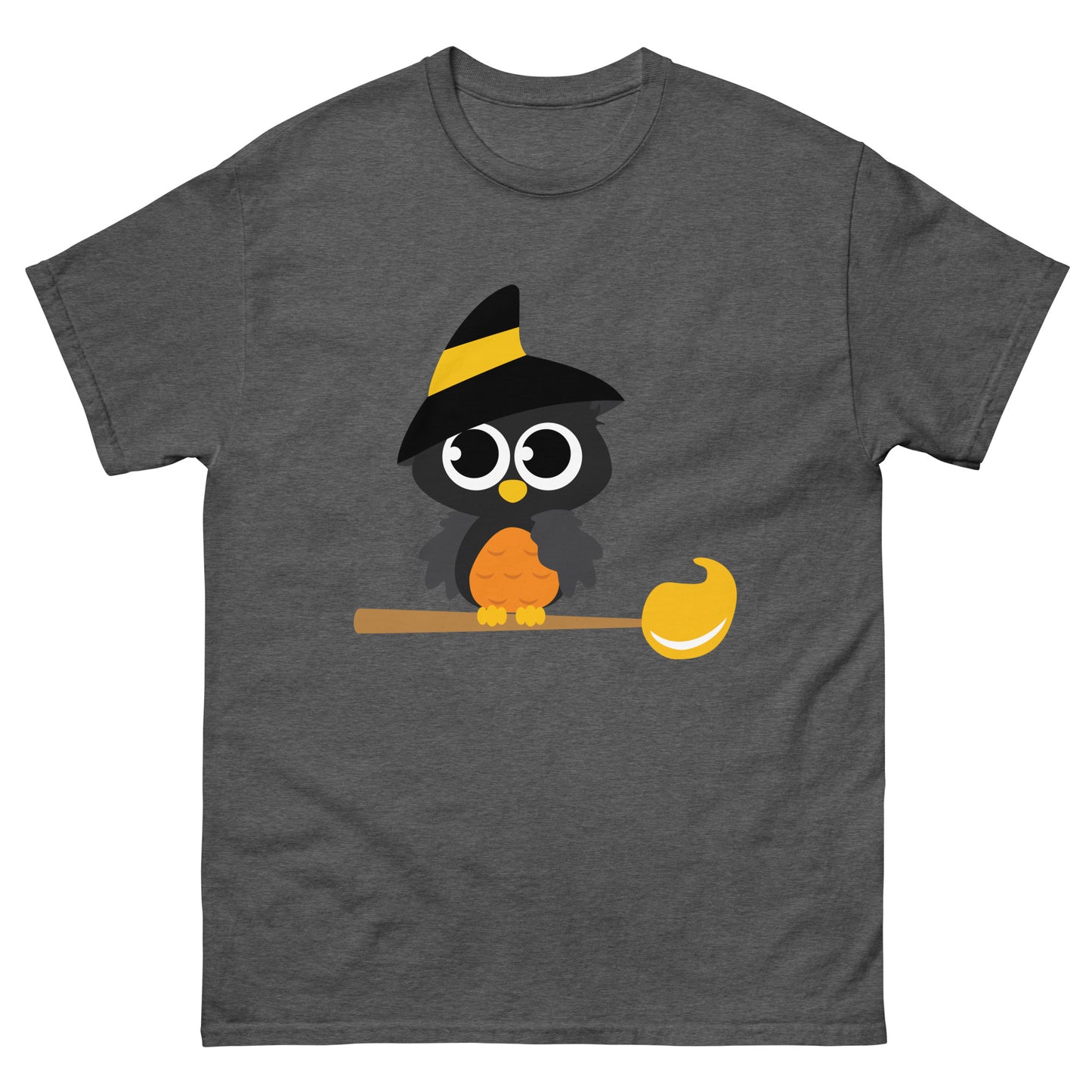 Halloween Owl on a Broom Tee