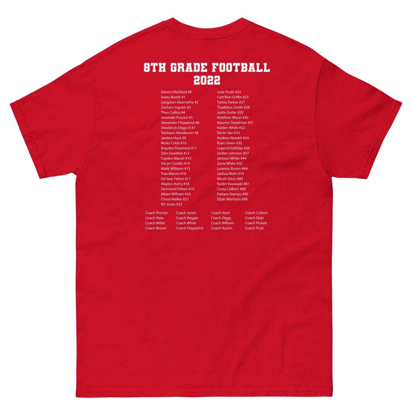 Peachtree Ridge 8th Grade 2022 Tee Shirt