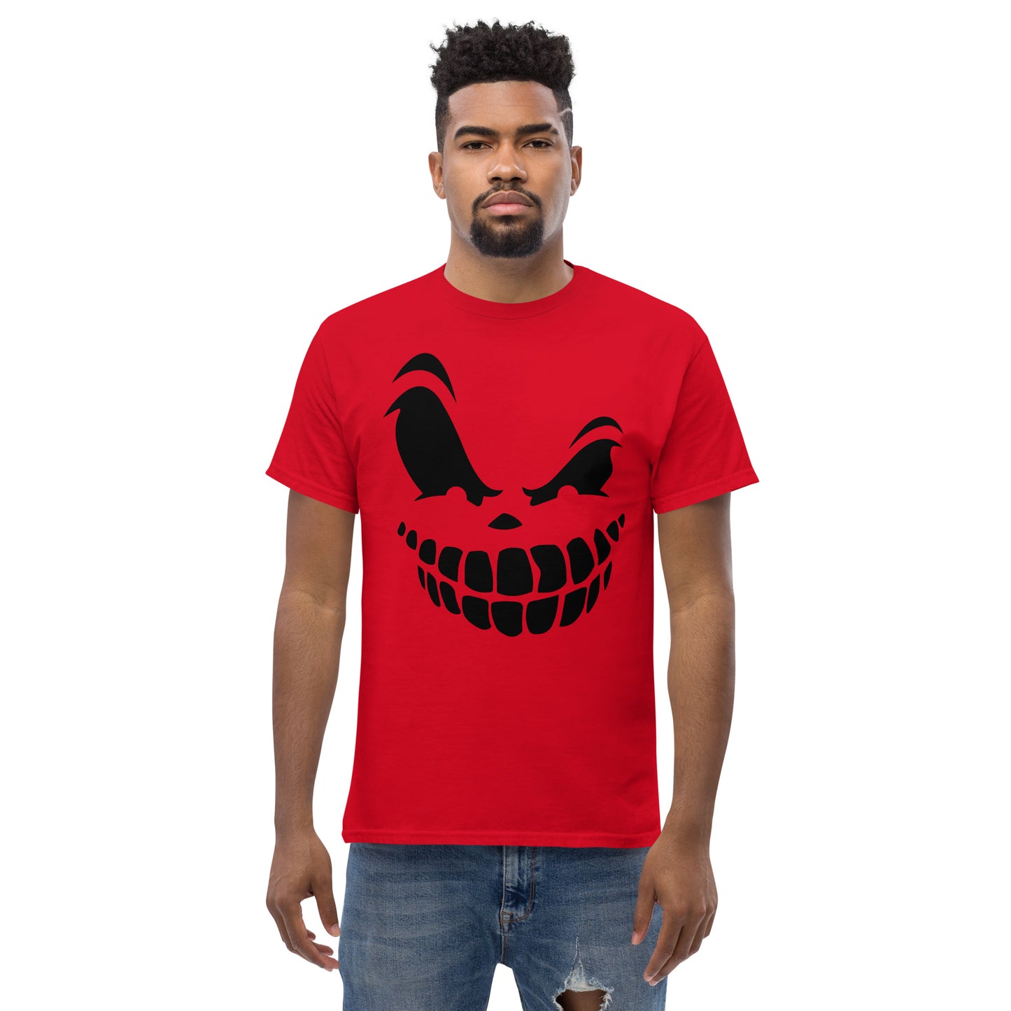 Halloween Scary Face Adult Tee