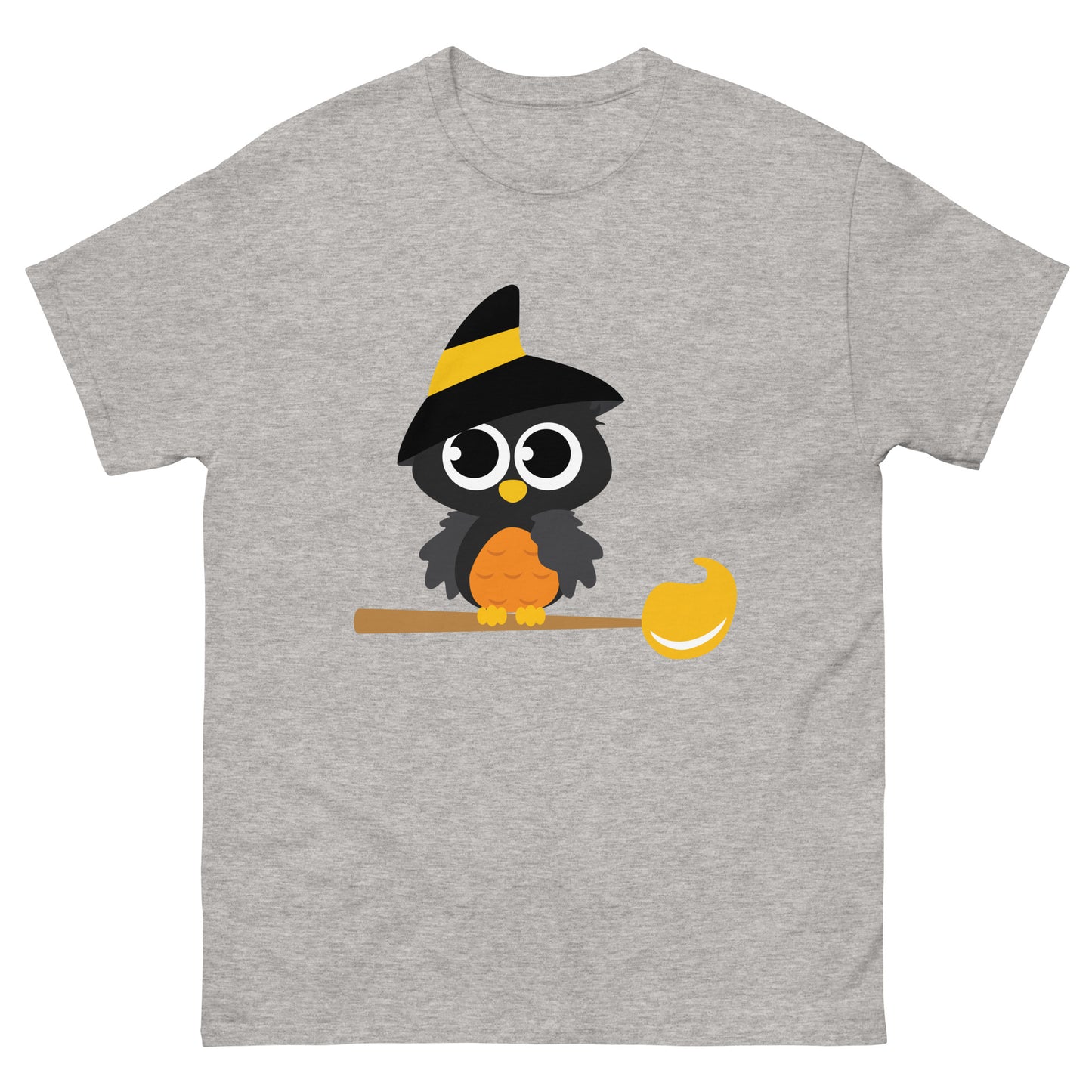 Halloween Owl on a Broom Tee