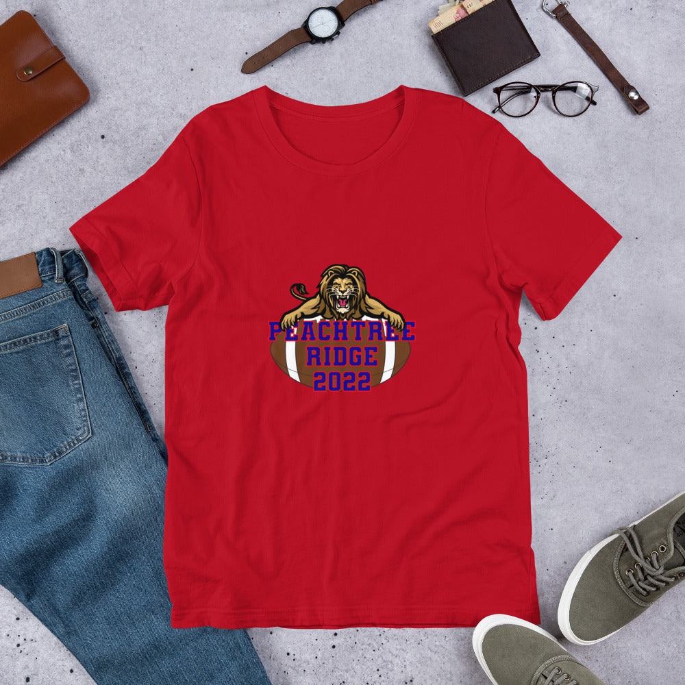 Peachtree Ridge Lions Football T-shirt Men or Women