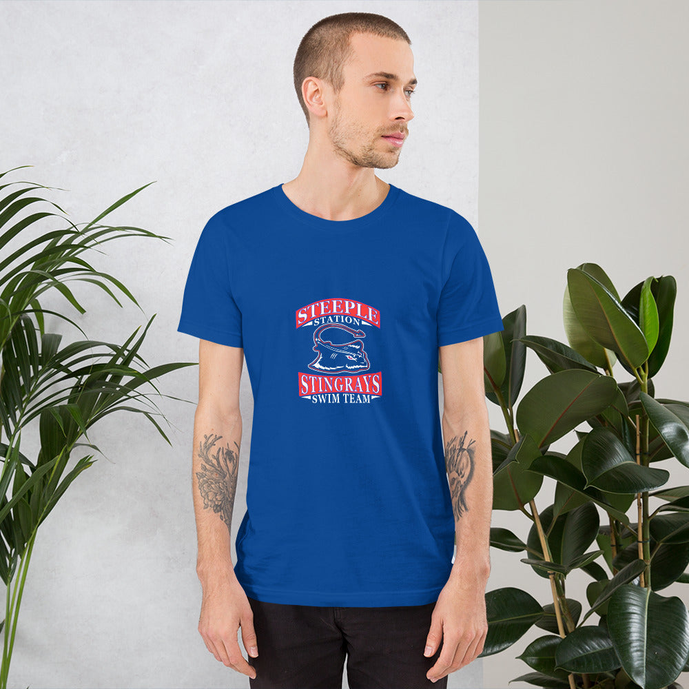 Unisex t-shirt- Steeplestation Stingrays Spirit Wear