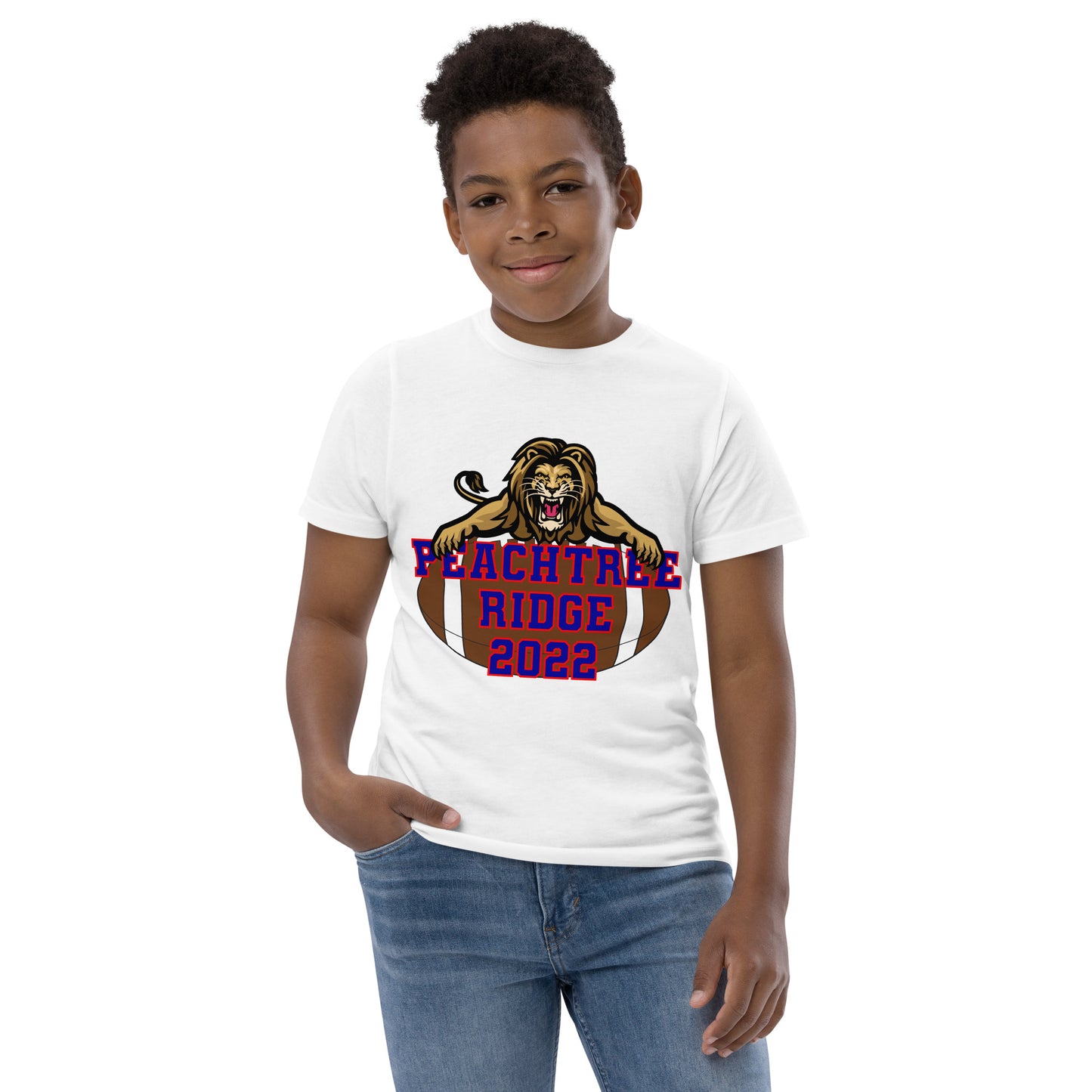 Youth Football T-shirt Peachtree Ridge Lions
